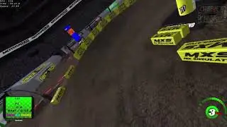 MX Simulator 2023 Indianapolis Supercross Lap