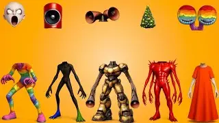 WRONG HEADS SIREN HEAD POOP, SIREN HEAD HOUSE, SIREN HEAD BRAIN EYE, SIREN HEAD OCTOPUS, SIREN HEAD