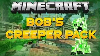 Minecraft Texture Pack Review - Bob's Creeper Pack (made for CreeperFarts) review!