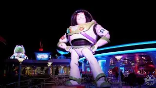 Walk Around Toy Story Land At Night In 4K | Walt Disney World Disney's Hollywood Studios Florida