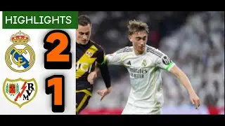 Real Madrid vs Rayo Vallecano 2 - 1| Full Match Highlights | La Liga Clash