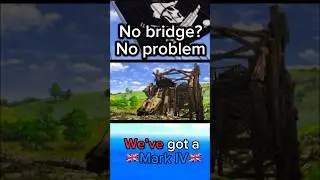 No bridge? No problem. We&rsquo;ve got a Mark IV! #anime #gup #GirlsUndPanzer #memes #british