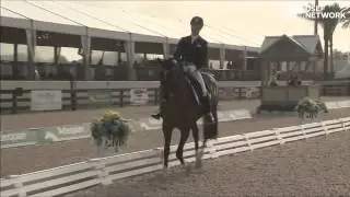Justin Harden and Wyatt Star at the 2013 Wellington Dressage Nations Cup