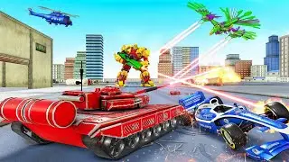 New Game Tank Robot Game Transform 2021 &ndash; Police Eagle Robot Car Game