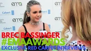 Brec Bassinger interviewed at the 26th annual EMA Awards #EMAAwards #Green4EMA #WeAskMore