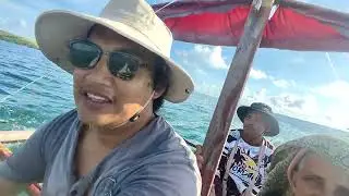 Small Boat ride to Calaguas Island with a Local