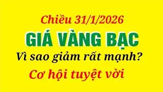 Giá vàng hôm nay 9999 chiều 31/1/2026- GIÁ VÀNG NHẪN 9999- Bảng giá vàng sjc, 24k 18k