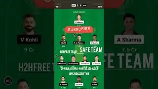 today dream 11 team prediction RCB vs srh #trending #dream11 #viralshorts