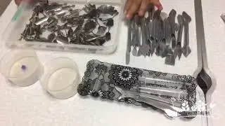 Making 3D jelly art with two different tools.