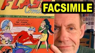 FLASH COMICS 1 Facsimile Comic Review DC (Golden Age)