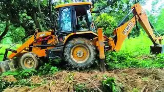 JCB Hard work in the forest😱 Jcb working ECO MACHINE JCB videos 📸