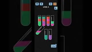 water colour sort gameplay| walkthrough gameplay