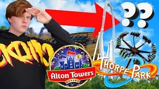 HUNTING for UK THEME PARK RIDES TESTING!