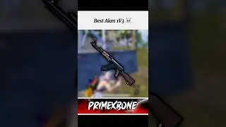 Best Akm 1V3 Clutch ☠️ #bgmi #shorts #tranding