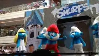 Smurfs Christmas Festival Musical Show Dec 2012 @Junction8 Singapore