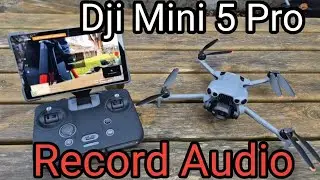 MINI 5 Pro &mdash; запись звука