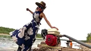 The WATER PUMP we use for GOLD MINING | Honda GX160