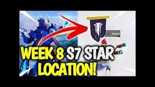 WEEK 8 SECRET BANNER LOCATION! FORTNITE: SEASON 8 SECRET FREE BATTLE STAR TIER REVEALED)