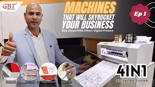 Digital Die Cutting Machine 4in1 | ✨Full Cut, Creasing, Perforation & Half Cut #cuttingmachine
