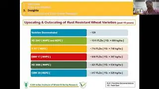 Sendhil Ramadas - Upscaling and Outscaling Rust Resistant Wheat Varieties - Breeder Seed Production