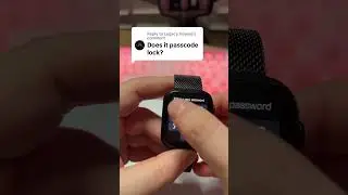 How to enable a password lock on the tiktok shop smart watch #brandonwavetech