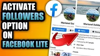 HOW TO ACTIVATE FOLLOWERS OPTION ON FACEBOOK LITE