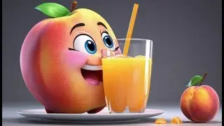 Max Monkey Picks a Peach | Jungle Fruit Rhyme for Kids | Fun Learning Song for Toddlers
