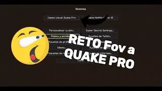 Minecraft BedWars pero CON EL FOV AL MAXIMO !Quake Pro&iexcl; Reto de Minecraft