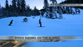 Speed dating on Arizona Snowbowl's snowy slopes