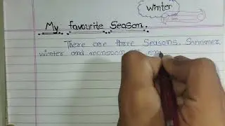 Write an essay on My Favourite season || Winter season essay in English ||
