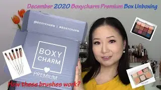 December 2020 Boxycharm premium unboxing (try-on style)