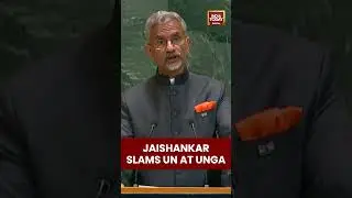 Jaishankar Slams UN At UNGA | S Jaishankar Addresses United Nations General Assembly