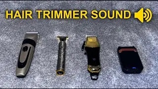 Hair Trimmer Sound 🔊 | 4 Different Sounds!