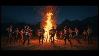 Mountain Fire Night
