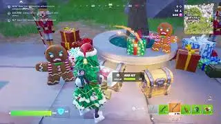 Fortnite Winterfest Zero Builds Battle Royale Squad Gameplay - Took the L 