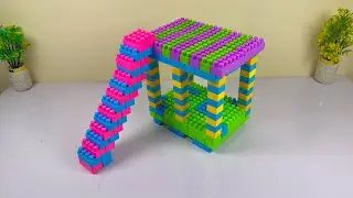 Satisfying ASMR: Build a Relaxing DIY Blocks House Bunkbed #legobuild | Building Blocks