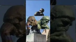 Скульптура Огюста Родена - Мыслитель. Эффект Манделы.Эксперимент.