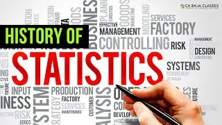 History of Statistics | Statistics Series | www.carajaclasses.com