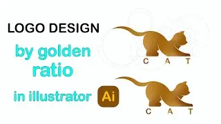How to design a logo in illustrator- cat logo design illustrator tutorial- roy design
