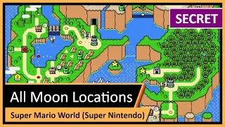 🌙 Super Mario World &ndash; All 3-Up Moons Locations! 100% Moon Guide 🚀🎮