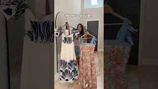 Which one is your favorite? Both of them are linked in my LTK🤍#dress #summerdresses #midsizefashion