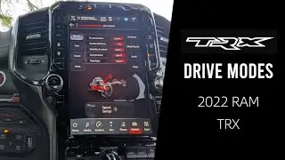 Drive Modes of the 2022 RAM TRX
