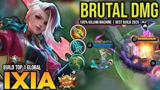 19KILLS! IXIA BEST BUILD 2025 | BUILD TOP 1 GLOBAL IXIA GAMEPLAY | MOBILE LEGENDS✓