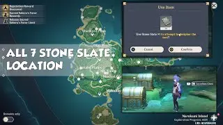 FREE 2 Luxurious Chest! | All 7 Stone Slate Location - Genshin Impact