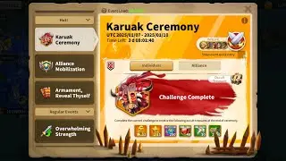 Karuak Ceremony| Alliance Mobilization| Overwhelming Strength| RoK Gameplay