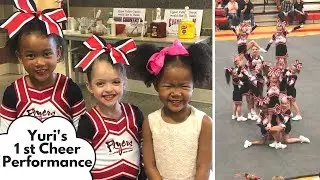 Yuri's First Cheer Performance! | Cheerleading, Tumbling, Gymnastics Update | Vlog ep. 181
