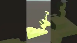 3D falling sand cellular automaton
