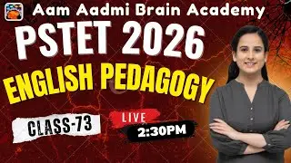 PSTET 2026 ENGLISH || PSTET Paper preparation | PREVIOUS YEAR QUESTIONS || Aam Aadmi Brain Academy