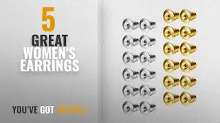 10 Best Screw Back Earrings [2018]: Udalyn 24 Pcs Replacement Earring Backs Stainless Steel Earring