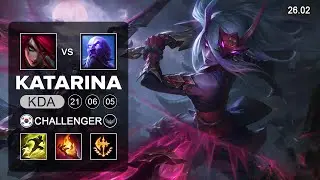 Katarina vs Ryze Mid - KR Challenger - Patch 26.02 Season 16